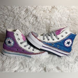 Frozen theme inspired converse size 11